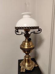 ΦΩΤΙΣΤΙΚΟ ΑΝΤΙΚΑ 75CM ΜΠΡΟΥΤΣΙΝΟ ΚΑΙ ΓΥΑΛΙ ΟΠΑΛΙΝΑ
