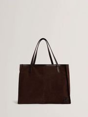 Ted Baker ANNIEYY Script Detail Large Suede Tote 281734