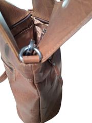 Τσάντα Ώμου Χειρός- Buffalo Pull-Up Vintage δέρμα-thumb-3