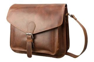 dariya® Τσάντα Ώμου Buffalo Pull-Up Vintage δέρμα