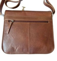 dariya® Τσάντα Ώμου Buffalo Pull-Up Vintage δέρμα-thumb-1