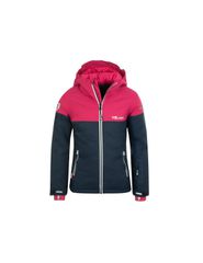 Trollkids Girls Hallingdal Jacket with Hood NavyPink 223114