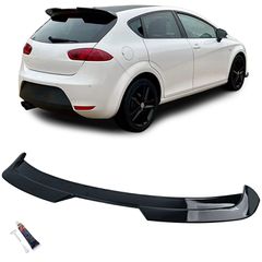 Seat Leon 2009-2012 gloss black άριστης ποιότητας αεροτομή abs πλαστική