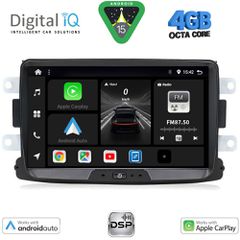DIGITAL IQ BXF 633_CPAA (8" DECK) MULTIMEDIA SYSTEM for DACIA mod. 2012-2019 - RENAULT CAPTURE mod. 2013-2021 | Pancarshop