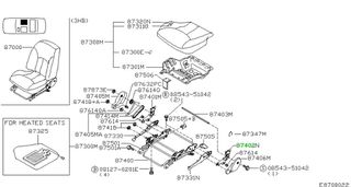 ΑΝΑΚΛΗΣΗ ΚΑΘΙΣΜΑΤΟΣ ΟΔΗΓΟΥ  NISSAN ALMERA N16   87402BM600