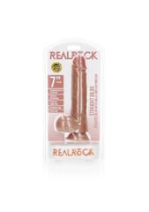 Straight Ρεαλιστικό Dildo με Όρχεις και Βεντούζα Flesh 18cm