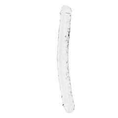 RealRock Crystal Jelly Ρεαλιστικό Dildo με Βεντούζα Διάφανο 34cm