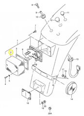 Κρύσταλλο Στόπ Suzuki RG.50 3571236A70