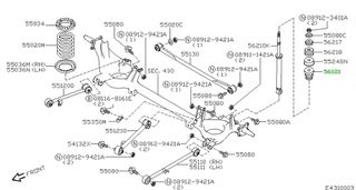 ΑΠΟΣΒΕΣΤΗΡΑΣ  ΠΙΣΩ ΑΝΑΡΤΗΣΗΣ NISSAN MICRA K11 552406F600