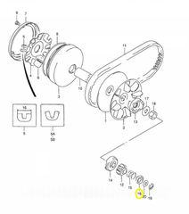 Ροδέλα Κόμπλερ Μανιβέλας Suzuki AP.50 2628337B00