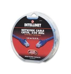 Intellinet 392150 Καλώδιο UTP Cat5e 350MHz 1m μπλε
