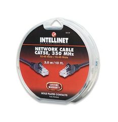 Intellinet 392129 Καλώδιο UTP Cat5e 350MHz 3m μαύρο