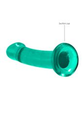 Non Realistic Dildo with Suction Cup 7" Green-thumb-4
