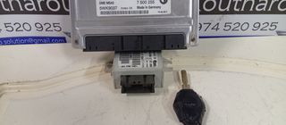 BMW E46 - E39 - Z3 M52 ΕΓΚΈΦΑΛΟΣ ΚΙΝΗΤΉΡΑ ΚΟΜΠΛΈ ΜΕ ΤΟ IMMOBILIZER 7500255 MS42 5WK9037-thumb-1