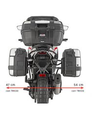 Givi Βάσεις Πλαϊνών Βαλιτσών Moto Morini X-CAPE 700 25 PLO9352MK