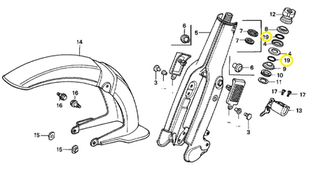 Μπίλια Πηρουνιού 6mm Honda Z.50J Monkey 9621106000