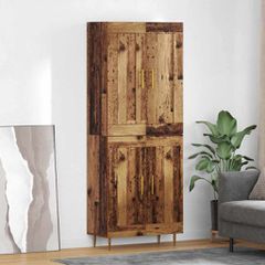 Highboard Παλιό Ξύλο 69,5 x 34 x 180 εκ. Επεξεργασμένο ξύλο 3415610