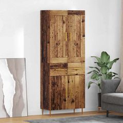 Highboard Παλιό Ξύλο 69,5 x 34 x 180 εκ. Επεξεργασμένο ξύλο 3415632