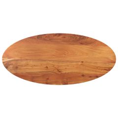 Επιφάνεια Τραπεζιού Οβάλ 120x60x2,5 εκ. Μασίφ Ξύλο Ακακίας 370806