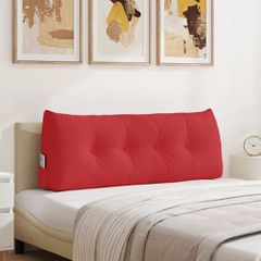 Μαξιλάρι Πλάτης Κόκκινο 120 x 24 x 50 εκ ύφασμα 42014482
