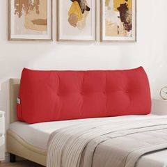 Μαξιλάρι Πλάτης Κόκκινο 140 x 24 x 50 εκ ύφασμα 42014511
