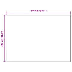 Ριχτάρια 6 pcs Καμηλοπάρδαλη 220 x 240 cm Μαλλί 42016795-thumb-9