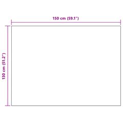 Ριχτάρια 6 pcs Σκούρο Γκρι 130 x 150 cm Μαλλί 42016797-thumb-9