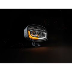 ΠΡΟΒΟΛΕΑΣ ΜΕ ΠΟΡΤΟΚΑΛΙ LED ΦΛΑΣ GLARE OVAL