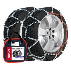 AMIO Snow Chains 16mm KB-245 – Αλυσίδες Χιονιού για 4x4, SUV & Φορτηγά (Σετ 2 Τεμαχίων)
