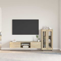 Σετ επίπλου τηλεόρασης με συρτάρι FLORIN 3 pcs Δρύς Sonoma 3397936