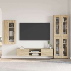 Σετ επίπλου τηλεόρασης με συρτάρι FLORIN 3 pcs Δρύς Sonoma 3397946