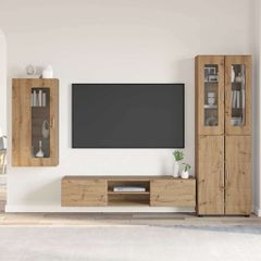Σετ επίπλου τηλεόρασης FLORIN 3 pcs Artisan Oak 3397973