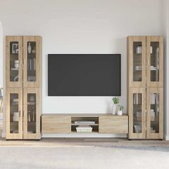 Σετ επίπλου τηλεόρασης με συρτάρι FLORIN 3 pcs Δρύς Sonoma 3397986