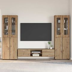 Σετ επίπλου τηλεόρασης FLORIN 3 pcs Artisan Oak 3398003