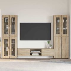 Σετ επίπλου τηλεόρασης με συρτάρι FLORIN 3 pcs Δρύς Sonoma 3398006