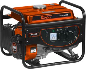 TURBO GE1200 Γεννήτρια βενζίνης 1000W 2.9Hp 1.1kVA