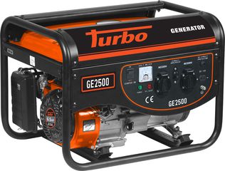 TURBO GE2500 Γεννήτρια βενζίνης 2200W 6.5Hp 2.5kVA