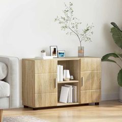 Πλαϊνό γραφείο με ράφι FLORIN Δρύς Sonoma 88,5 x 30,5 x 55,5 εκ 880293