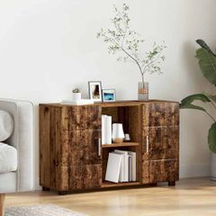Πλαϊνό γραφείο με ράφι FLORIN Παλιό ξύλο 88,5 x 30,5 x 55,5 εκ 880299