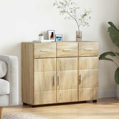 Πλαϊνό γραφείο με ράφι FLORIN Δρύς Sonoma 88,5 x 30,5 x 73 εκ 880313