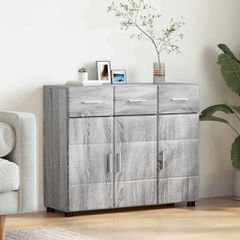 Πλαϊνό γραφείο με ράφι FLORIN Γκρίζο Σονομα 88,5 x 30,5 x 73 εκ 880317