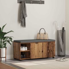 Παγκάκι Χαλωρίου με μαξιλάρι Παλιό ξύλο 100 x 38 x 46 εκ 891518