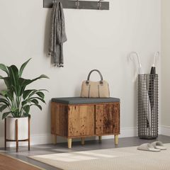 Παγκάκι Χαλωρίου με μαξιλάρι Παλιό ξύλο 60 x 38 x 46 εκ 891526