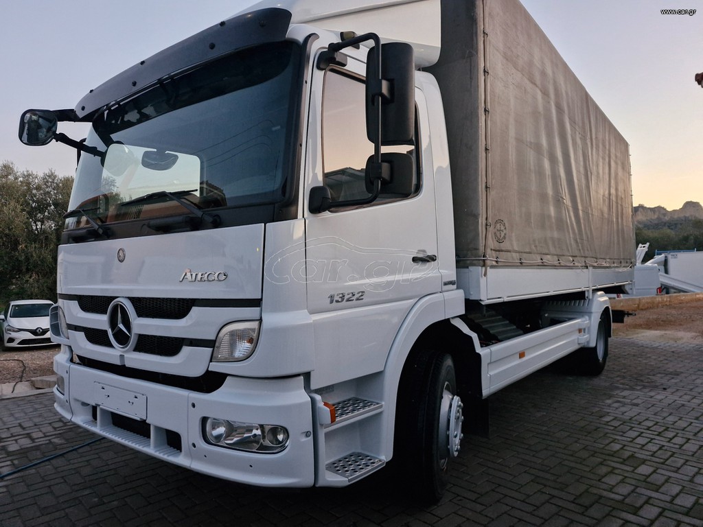 Καρότσα Μουσαμάς Mercedes-Benz 2012 atego*1322*ΚΑΡΟΤΣΑ 6.30m*ΥΔΡΑΥΛΙΚΗ ΠΟΡΤΑ