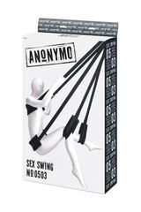 Anonymo Sex Swing Κούνια για Sex Μαύρη
