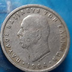 Νομίσματα  Σε ΣΦΑΛΜΑ 50 λεπτά του 1964 με βασιλιά Παύλου.Αν θέλετε να δείτε όλες τις αγγελίες μου πατήστε κάτω από το όνομα μου ευχαριστώ για τόν χρόνο
