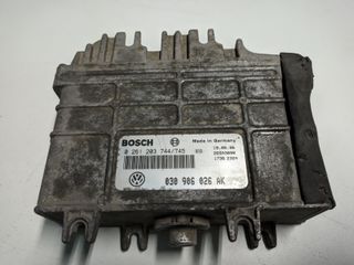 ΕΓΚΕΦΑΛΟΣ / ΜΟΝΑΔΑ ΕΛΕΓΧΟΥ ΚΙΝΗΤΗΡΑ (MA1.2.3 mono-motronic) VOLKSWAGEN POLO , SEAT 1.0 1995 - 2000 ME ΚΩΔΙΚΟ 0 261 203 744/745 , 030 906 026 AK , 26SA3898