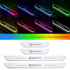 Seat Logo Φωτιζόμενα Μαρσπιέ Πόρτας (4τμχ) Dynamic Ambient Light 11 εφέ Φωτισμού ασύρματη εγκατάσταση