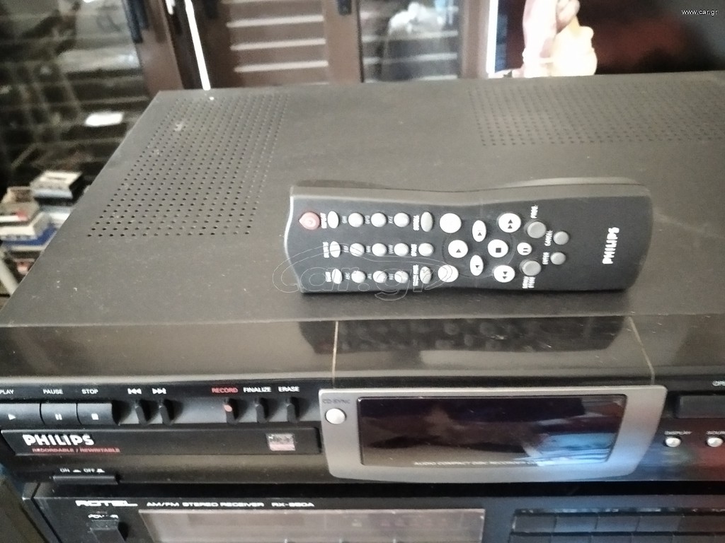 PHILIPS CDR cd recorder τηλεχειριστηριο