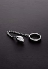 Ring+Egg 40/30mm Πρωκτική Σφήνα με Δακτυλίδι Πέους Γκρι 1.6cm